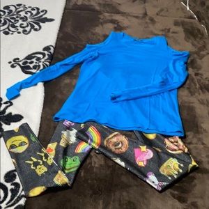 Terez matching emoji top and bottom set